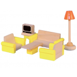 Set mobilier Sufragerie pentru casute de papusi Living Room WoodyLand Set mobilier Sufragerie pentru casute de papusi Living Room WoodyLand